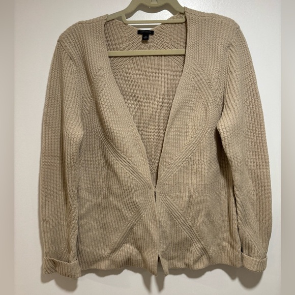Ann Taylor chunky cable knit cardigan XL - Picture 1 of 13